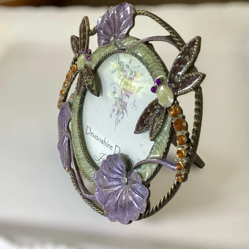 Enamel Lefton Picture Frame - Picture 2 of 5